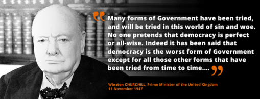 Churchill on democracy